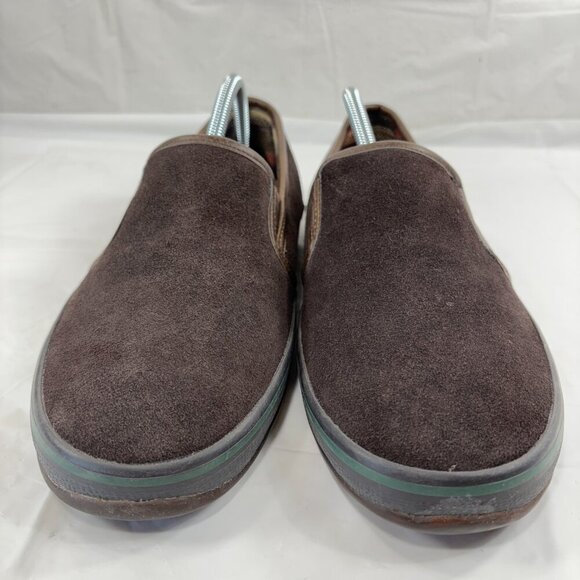 Woolrich Mens Brown Leather Slip On Loafer Shoes - Picture 10 of 14
